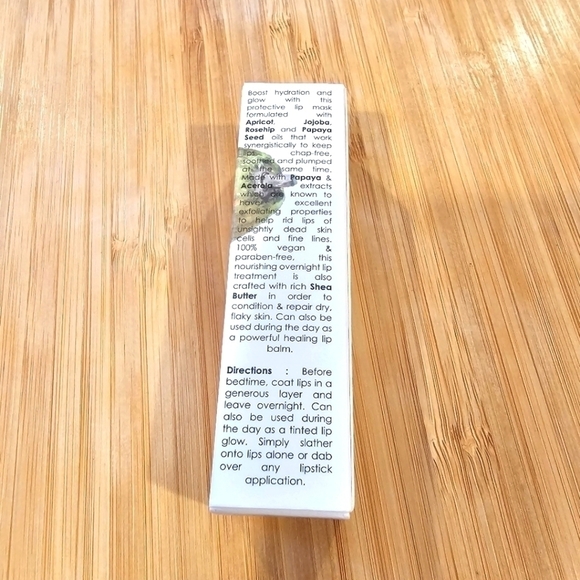 Seraphine Botanicals Papaya + Baume Glow Lip Mask, Size 15g - Picture 6 of 7